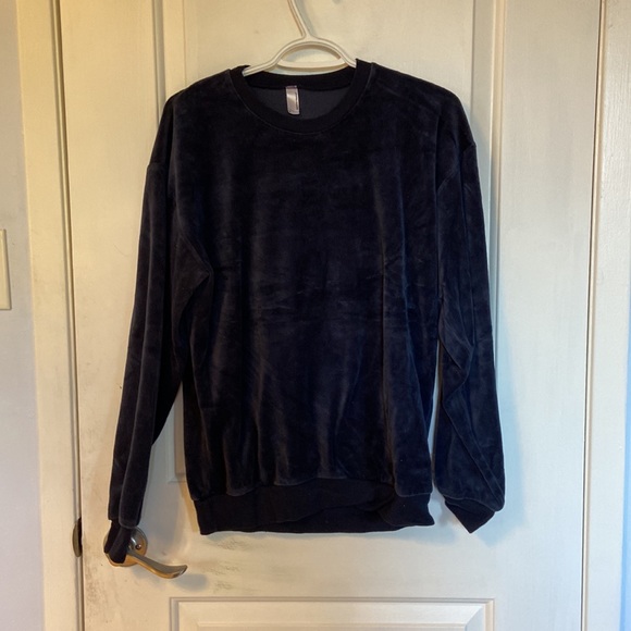 American Apparel Velour Crewneck Sweatshirt - Picture 6 of 8